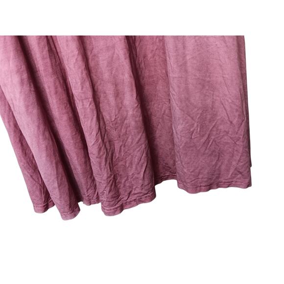 POL Oversized Maxi Dress Small Pink Sleeveless Henley Tank Textured Panels 48” - Picture 12 of 12